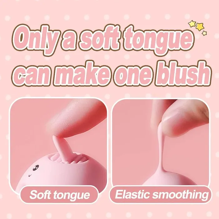 NyoKii Mini Pig Tongue Vibrator VB35 Female Sex Toys NyoKii Mini Pig Tongue Vibrator VB35 Female Sex Toys
