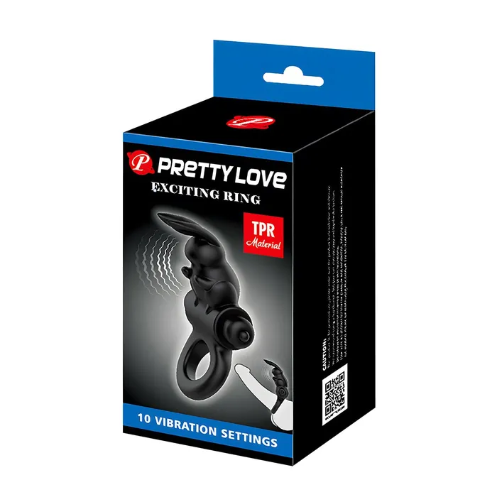 Pretty Love Pretty Love Exciting Ring Black Vibrators