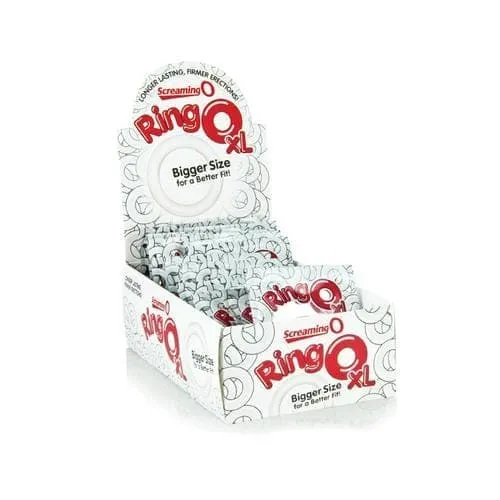 Ringo XL 18 Count Box Clear Screaming O Dildos