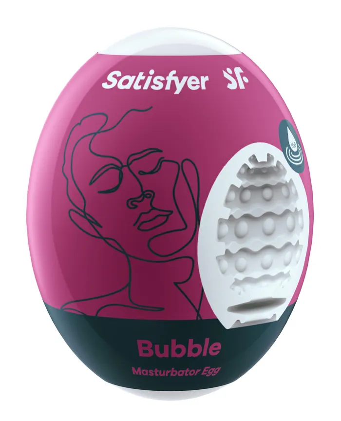 Satisfyer Male Sex Toys Satisfyer Masturbator Egg Bubble Violet