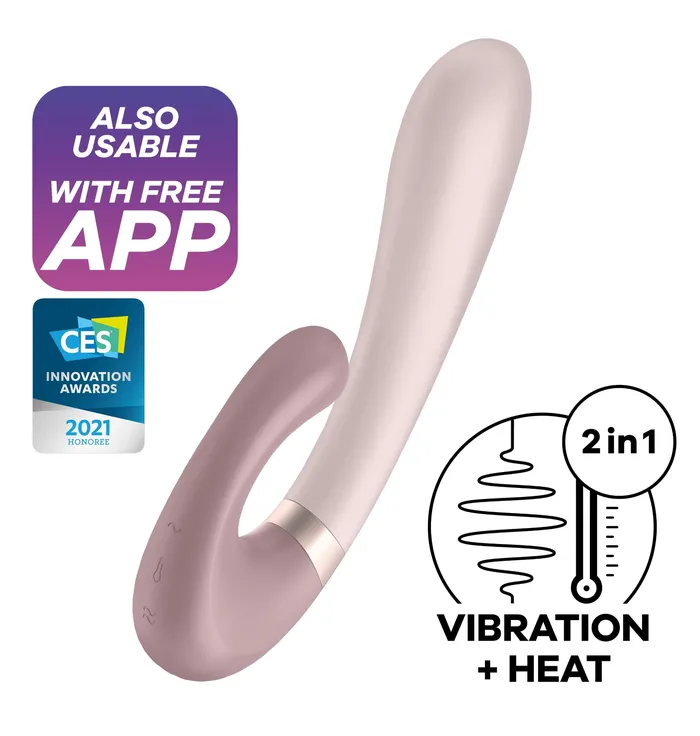 Satisfyer Vibrators Heat Wave Mauve Satisfyer Vibrators Heat Wave Mauve