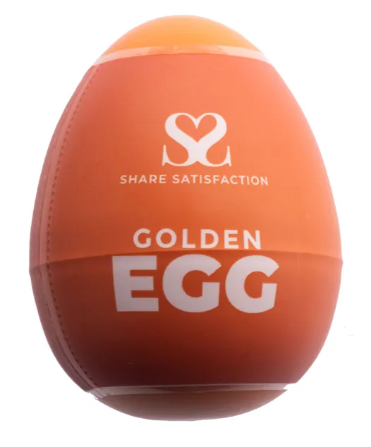 Share Satisfaction Male Sex Toys Share Satisfaction Masturbator Egg Golden