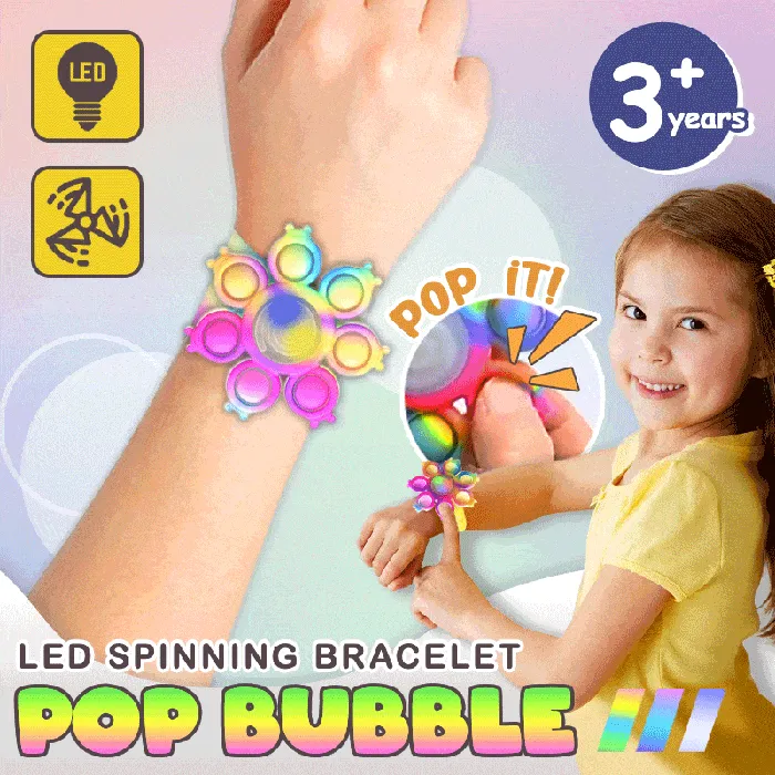 Vibrators 3ZToyBox Spinning Pop Bubble Bracelet