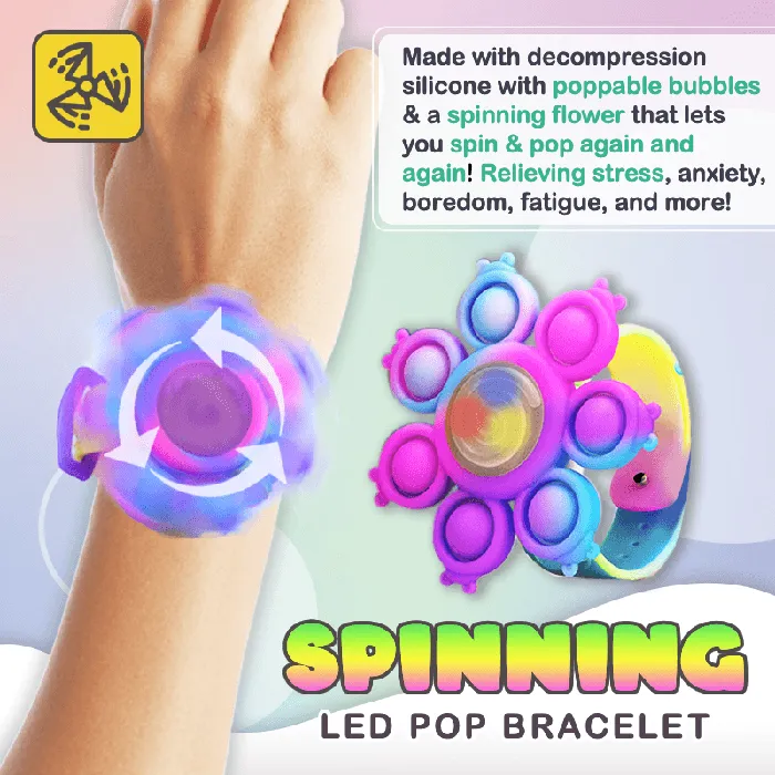 Vibrators 3ZToyBox Spinning Pop Bubble Bracelet