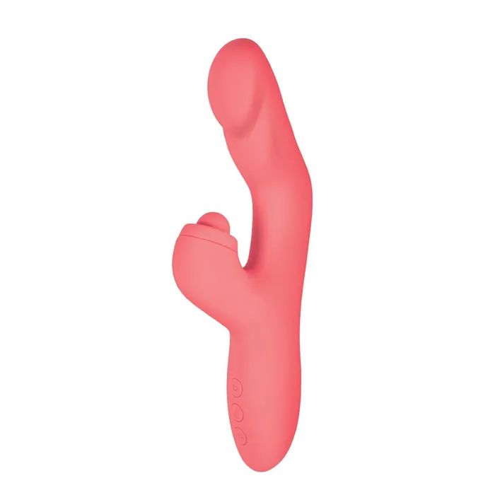 Vibrators Nasstoys Goddess Heat Up Tapping Massager Coral