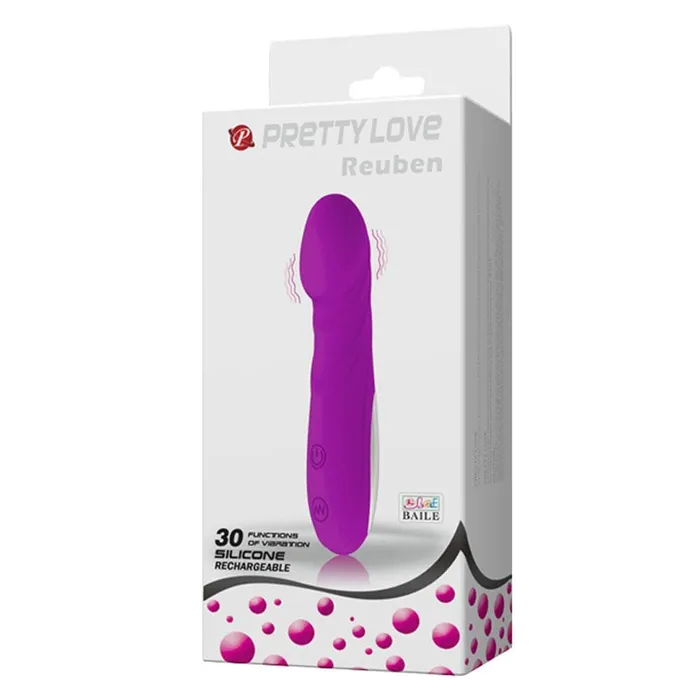 Vibrators Pretty Love Pretty Love Reuben 30 Function Purple