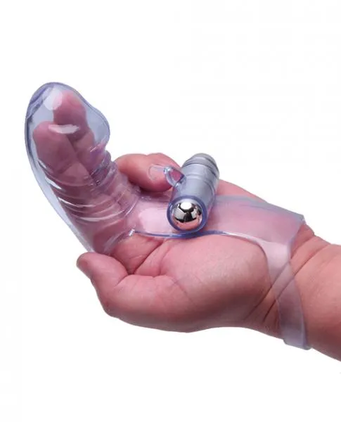 Vibrofinger Phallic Finger Massager Purple Icon Brands Vibrators