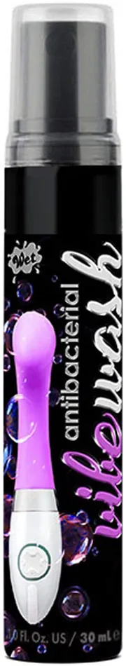 Wet Wet Antibacterial Vibe Wash 1 Oz Vibrators