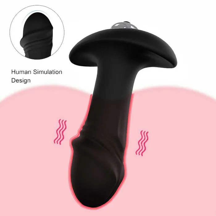 2 in 1 Vibrating Butt Plug Waterproof Stimulator Javaughn69ways Anal