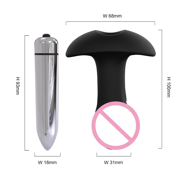 2 in 1 Vibrating Butt Plug Waterproof Stimulator Javaughn69ways Anal 2 in 1 Vibrating Butt Plug Waterproof Stimulator Javaughn69ways Anal