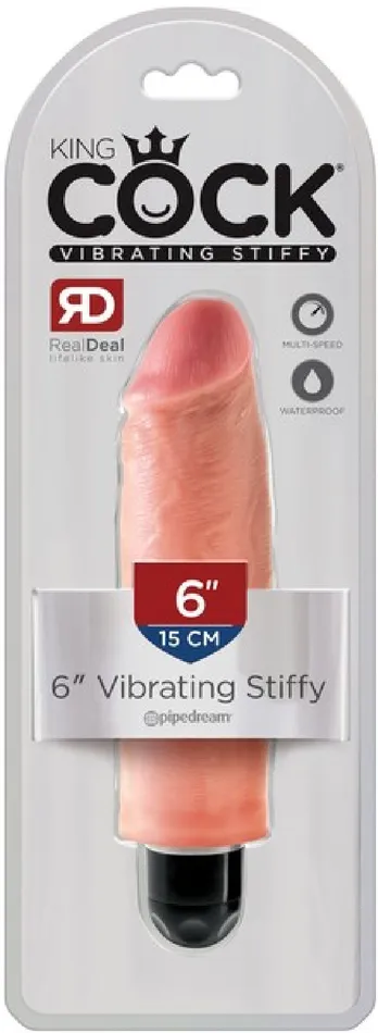 6 Vibrating Stiffy Flesh Pipedreams Dildos