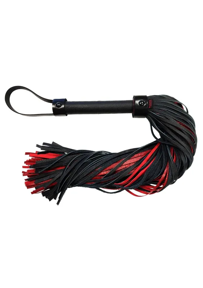 Anaconda Leather Flogger Rouge Restraints