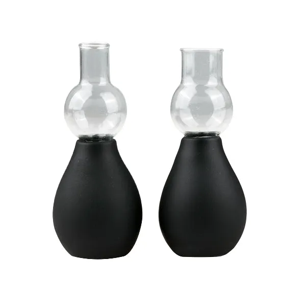 Anal Easytoys Nipple Sucker Black 2 Pc