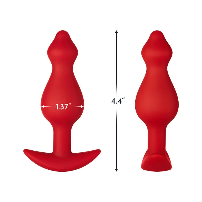 Anal FORTO F78 Pointee Plug Red Assorted Sizes FORTO
