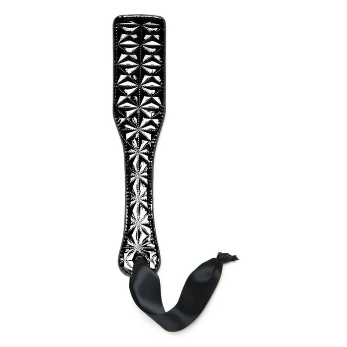 Anal Whip Smart Diamond Paddle Black Whipsmart
