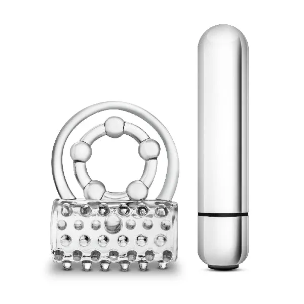 Blush Dildos Stay Hard Vibrating Super Clitifier Clear
