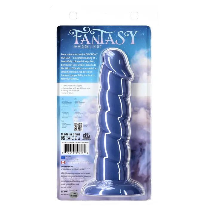 BMS Dildos Addiction Unicorn Dil 55 Assorted Colors