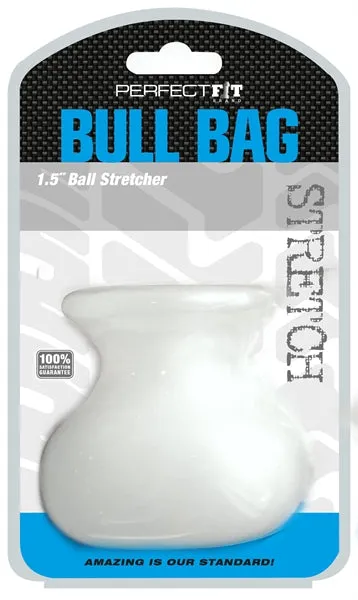 Bull Bag Ball Stretcher 15in Clear PerfectFit Male Sex Toys
