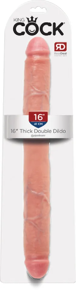 Dildos Pipedreams 16 Thick Double Dildo Flesh