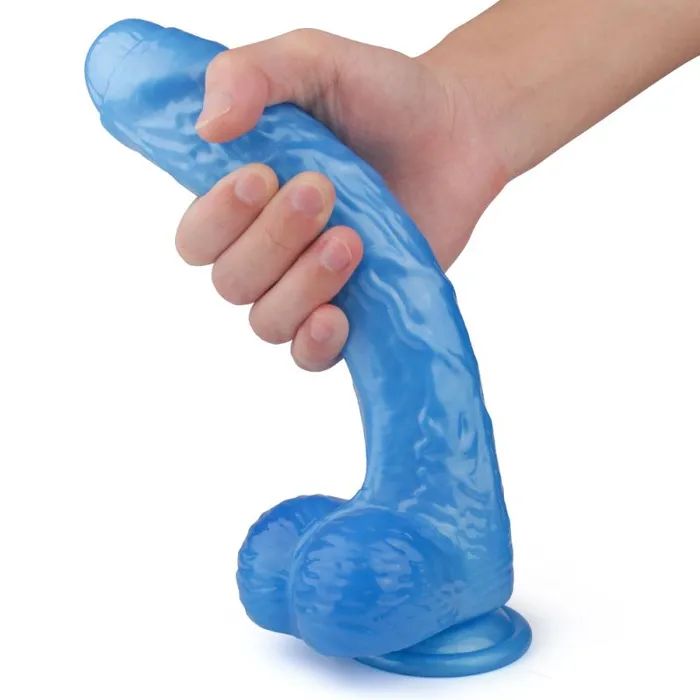 Dildos SHande Martin Dong w Balls Blue M