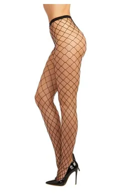Dreamgirl International Lingerie Vibrators Fence Net Pantyhose