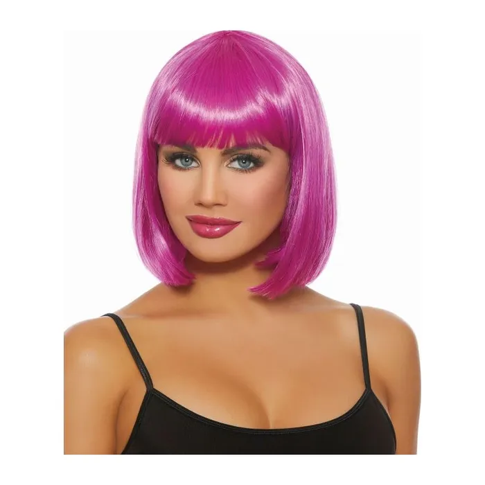 Dreamgirl Vibrators Dreamgirl Mid Length Bob Wig Magenta