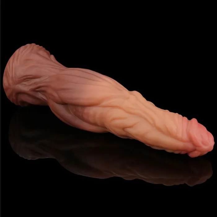 Dual layered Platinum Silicone Cock 95in Lovetoy Male Sex Toys