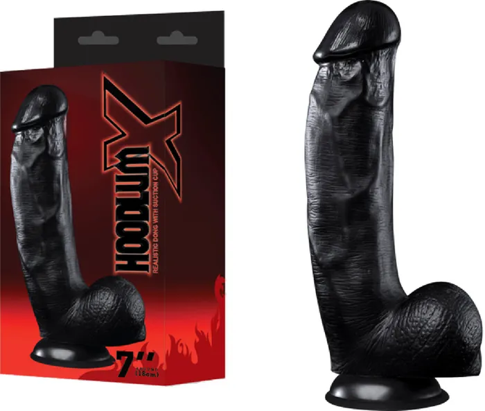 Excellent Power X Realistic Dong 7 Black Dildo Sex Toy Adult Orgasm Pleasure Dildos