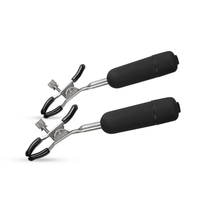 Female Sex Toys Fetish Collection Nipple Clamps With Vibrating Bullets