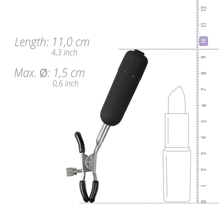 Female Sex Toys Fetish Collection Nipple Clamps With Vibrating Bullets