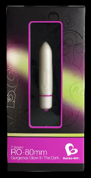 Female Sex Toys Rocks Off RO80mm Coloured Glow Bullet