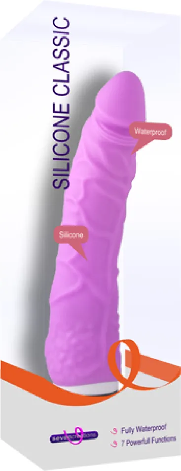 Female Sex Toys Seven Creations Silicone Classic Trojan Pink Dildo Vibrator Sex Adult Pleasure Orgasm