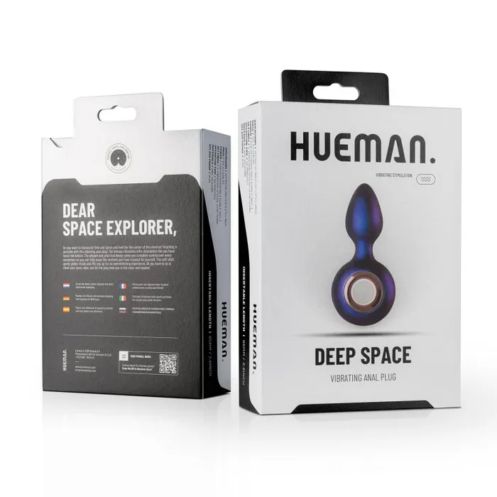 Hueman Male Sex Toys Deep Space Vibrating Anal Plug