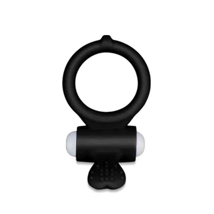 Lovetoy Female Sex Toys Power Clit Cockring Heart BLK
