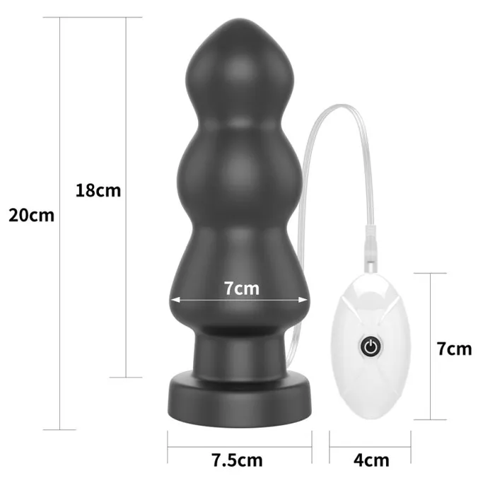 Lovetoy Male Sex Toys King Vibrating Anal Rigger 78in