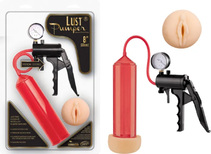 Lust Pumper 8 Pump W Gauge Vagina Red Sex Toy Adult Pleasure Nanma Male Sex Toys Lust Pumper 8 Pump W Gauge Vagina Red Sex Toy Adult Pleasure Nanma Male Sex Toys
