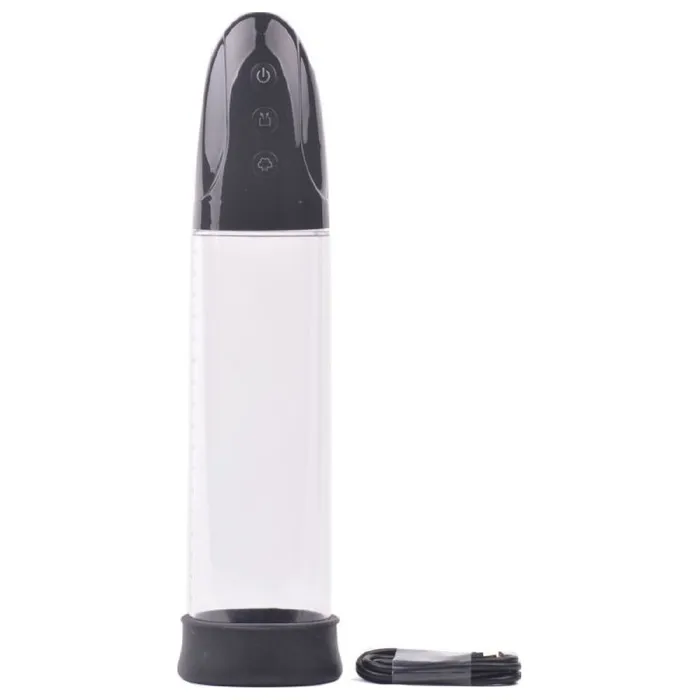 Luvpump Male Sex Toys Automatic 3 Mode Penis Pump w Sleeve and Donut