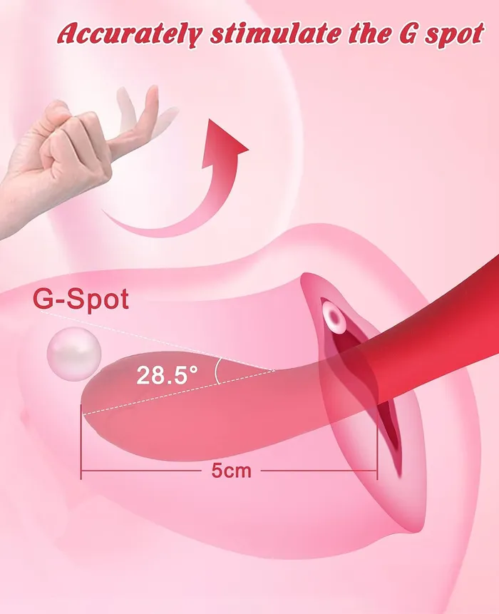 mksex Vibrators GSpot Powerful Rose Vibrator Waterproof Dildo Clit Stimulator with 10 Vibration Modes Softer and Flexible Sex Toy for Women Clitoral Vibrator Red mksex Vibrators GSpot Powerful Rose Vibrator Waterproof Dildo Clit Stimulator with 10 Vibration Modes Softer and Flexible Sex Toy for Women Clitoral Vibrator Red