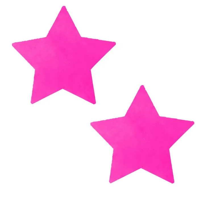 Neon Pink Starburst Starry Night Pasties Neva Nude Vibrators
