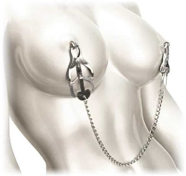 Nipple Clitoral Toys XR Brands Sterling Monarch Nipple Vice
