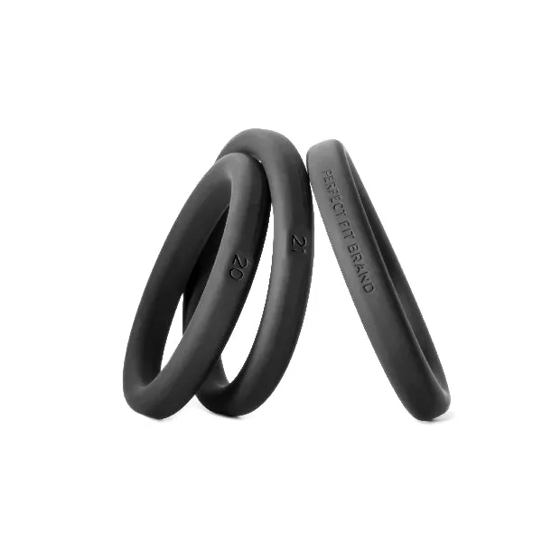 PerfectFit Male Sex Toys XactFit Silicone Rings XLarge 3 Ring Kit