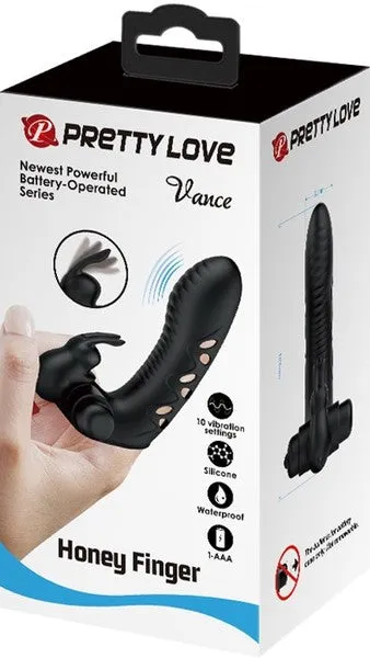 Pretty Love Honey Finger Vance Black Anal