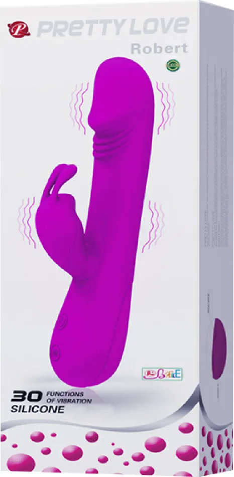 Rechargeable Robert Purple Pretty Love Vibrators