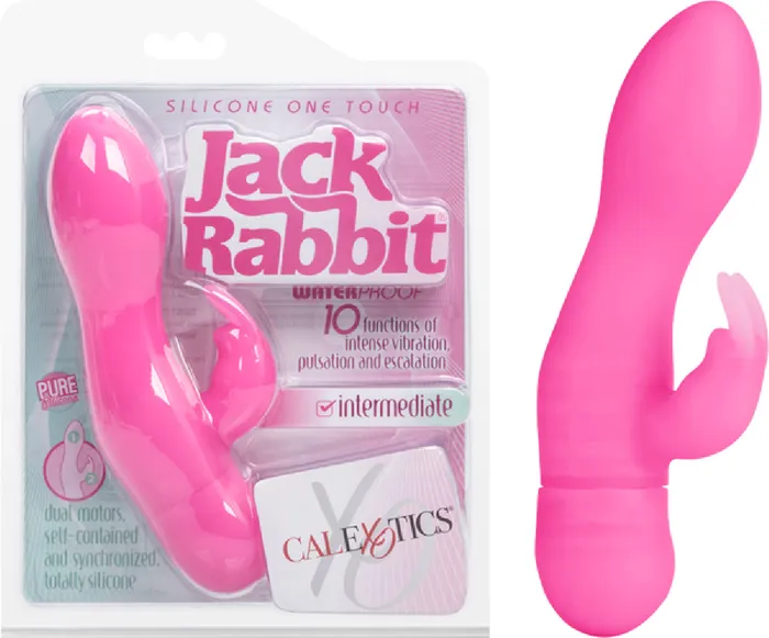 Silicone One Touch Rabbit Vibrator Dildo Sex Toy Adult Pleasure Dong Orgasm Pink California Exotic Novelties Vibrators