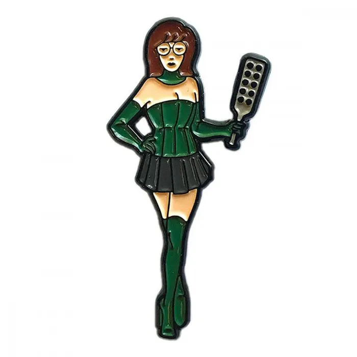 Vibrators Geeky Dommes and Subs Enamel Pins Geeky Kinky