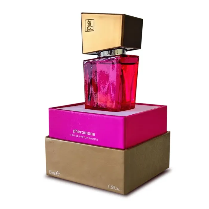 Vibrators Shiatsu Pheromone Fragrance Woman Pink 15ml Shiatsu