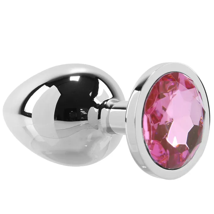 ZeaElla Curves Male Sex Toys Pink Gem Anal Plug Large