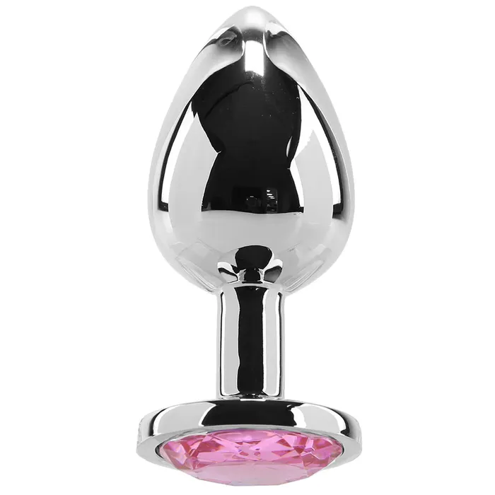 ZeaElla Curves Male Sex Toys Pink Gem Anal Plug Large