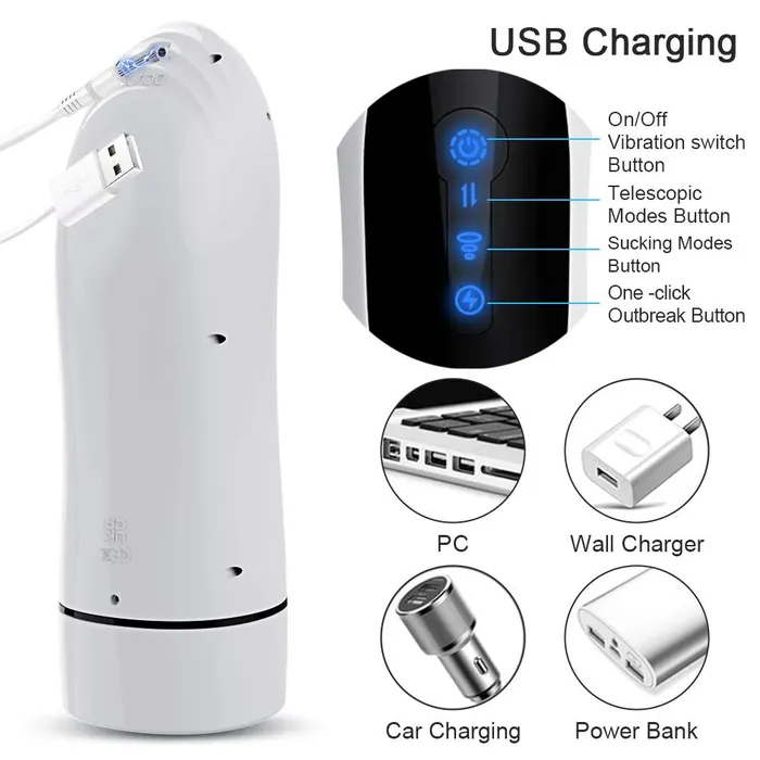 Automatic Male Masturbator Telescopic Vibrating Sucking Masturbation Stimulation Blowjob Piston Thrusting Adult Goods soniker Male Sex Toys