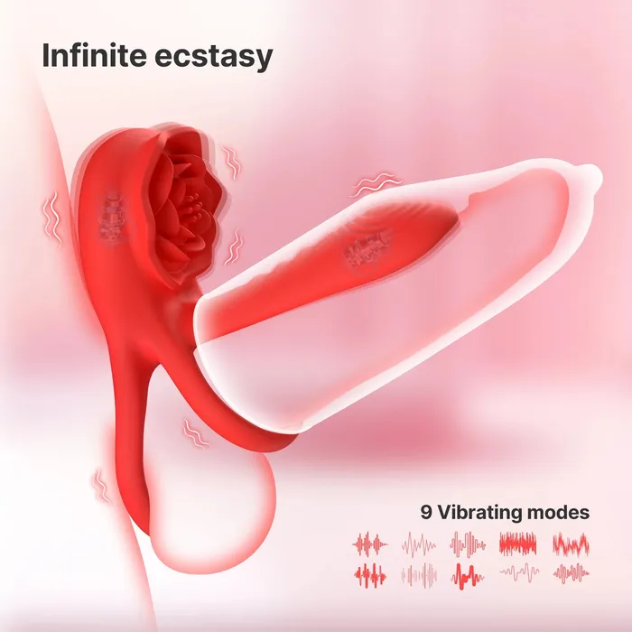 Candyhub Rose Ring Male Sex Toys